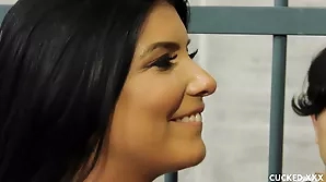 Tommy Gunn meets the beautiful Latina, Romi Rain in prison.