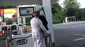 A white girl with long legs having hardcore sex at a gas station in 720p quality.